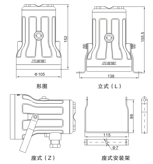 LED防爆视孔灯